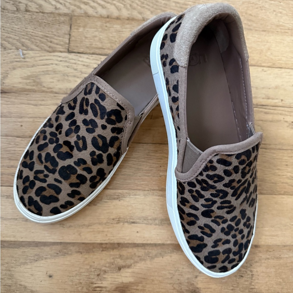UGG Leopard Print Slip-On Sneakers